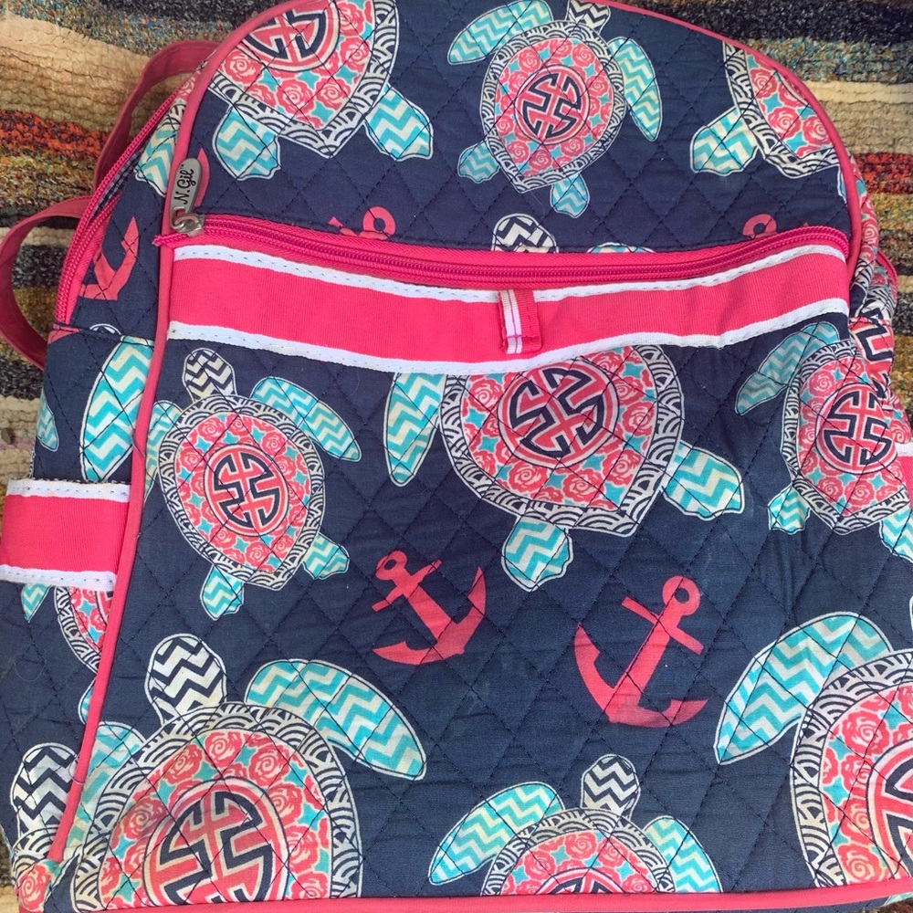 NGIL quilted turtle anchor backpack